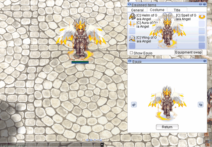 Gaia Angel set in-game